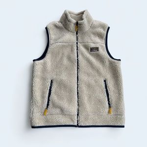 LL Bean Mountain Pile Fleece Vest